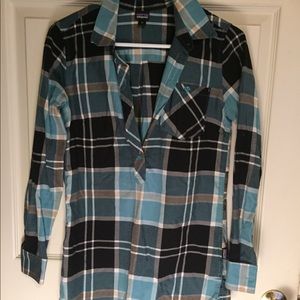 Patagonia cotton plaid sweater